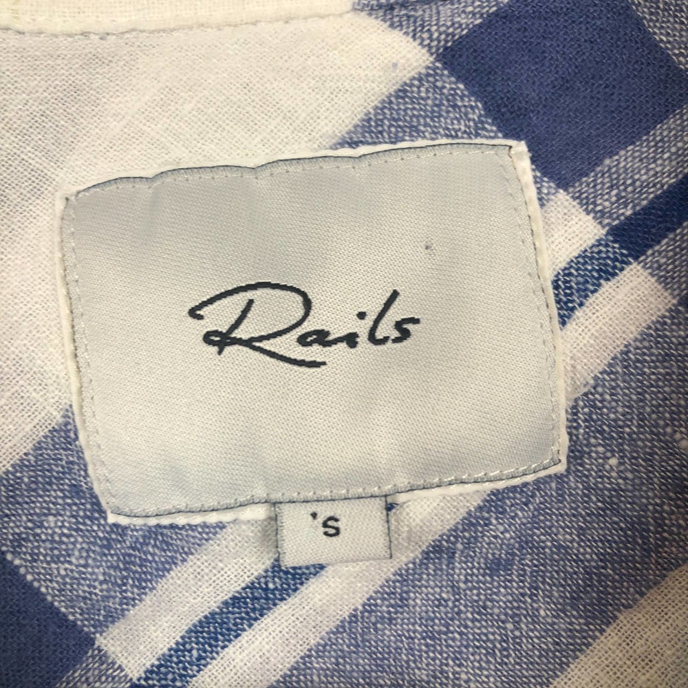 Rails Womens Sz S Amelie Tie Front Button Down Sh… - image 2